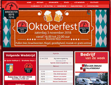 Tablet Screenshot of broeksterboys.nl